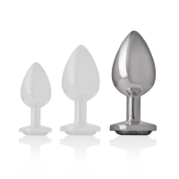Intense Metall Analplug Gr&ouml;&szlig;e L Schwarz