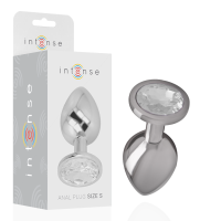 Intense Metall Analplug Gr&ouml;&szlig;e S Silber