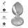 Intense metal butt plug size L Silver