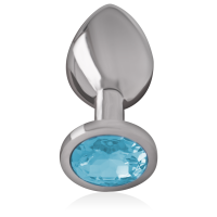 Intense Metall Analplug Gr&ouml;&szlig;e L Blau