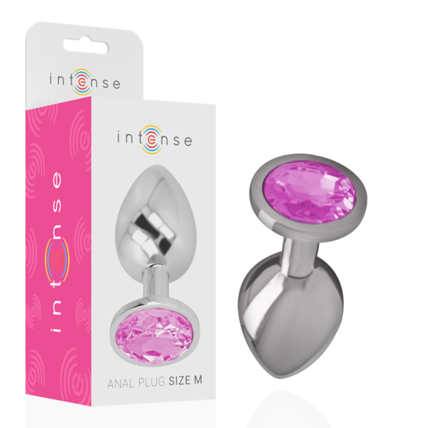 Intense Metall Analplug Gr&ouml;&szlig;e M Pink