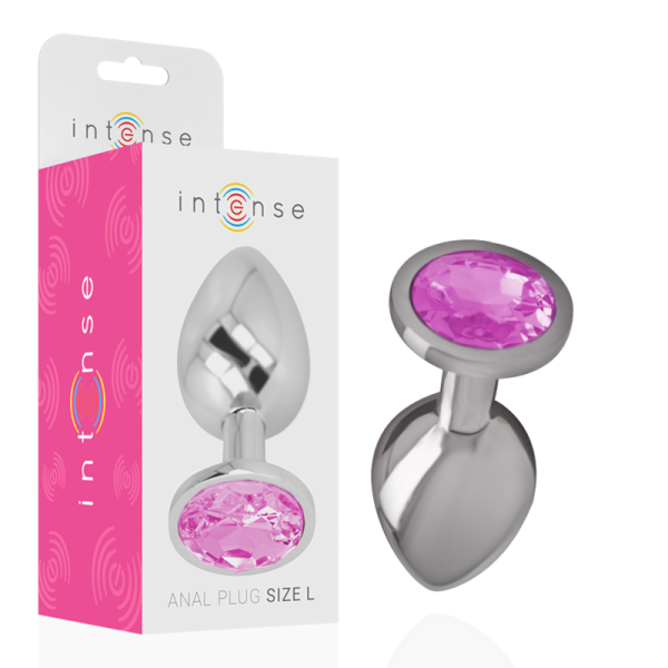 Intense metal butt plug size M Pink