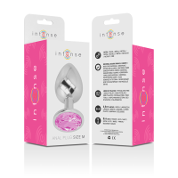 Intense metal butt plug size M Pink