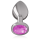 Intense metal butt plug size M Pink