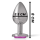 Intense metal butt plug size M Pink
