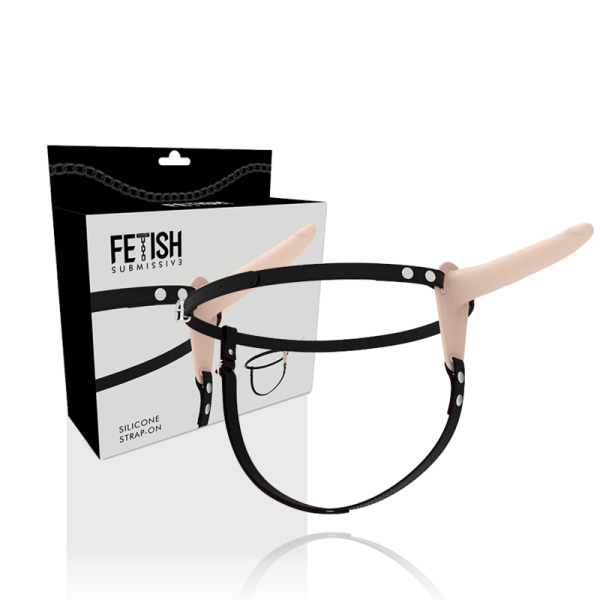 Fetish Submissive Silicone Strap-On Flesh 15 cm