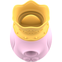 Intense Clit Stimulator 10 Licking And Suction Frequencies Pink