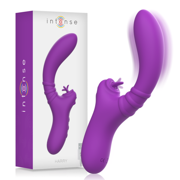 Intense Flexibler Vibrator mit Zunge