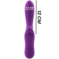 Intense Flexibler Vibrator mit Zunge