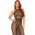 Leg Avenue Halter Dual Net Backless Dress One Size