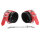 OHMAMA handcuffs with lock buckle black-red