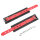 OHMAMA handcuffs with lock buckle black-red