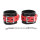 OHMAMA handcuffs with lock buckle black-red