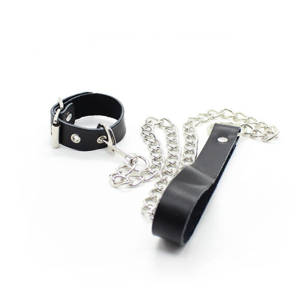 OHMAMA Penis necklace and leather bracelet