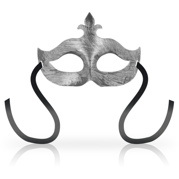 OHMAMA Fleur de Lis Maske Silber
