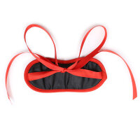 OHMAMA schwarze Maske mit rotem Band