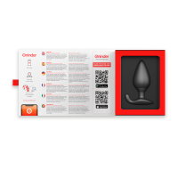 Ominder Vibrating Anal Plug Black - Free App