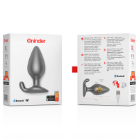 Ominder Vibrating Anal Plug Black - Free App