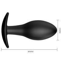 Pretty Love Silikon Anal Plug Anker-Design schwarz 3,1 cm
