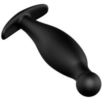 Pretty Love silicone anal plug extra stimulation black 3 cm