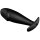 Pretty Love Silikon Anal Plug Penis-Design mit 12 Vibration schwarz 3 cm