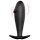 Pretty Love Silikon Anal Plug Penis-Design mit 12 Vibration schwarz 3 cm