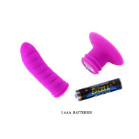 Pretty Love Analtwist 2 Anal Plug mit 10 Vibration und Saugnapf pink