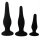 Pretty Love silicone anal plug set for beginners black