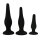 Pretty Love silicone anal plug set for beginners black