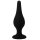 Pretty Love Silikon Anal Plug mit Saugnapf schwarz 4,5 cm