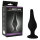 Pretty Love Silikon Anal Plug mit Saugnapf schwarz 4,5 cm
