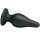 Pretty Love silicone anal plug with suction cup black 5,5 cm