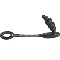 Pretty Love Anal Plug mit Vibration und Penis / Hoden...