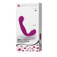 Pretty Love Beau Arnes Doppeldildo f&uuml;r Paare lila 20 cm