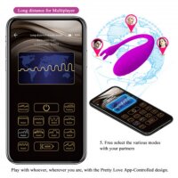 Pretty Love Catalina Vibrator mit App-Steuerung lila
