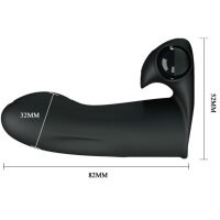 Pretty Love Adonis Stimulating Finger Sleeve black