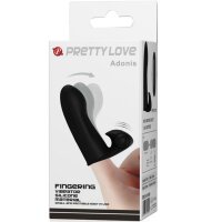 Pretty Love Adonis Stimulating Finger Sleeve black