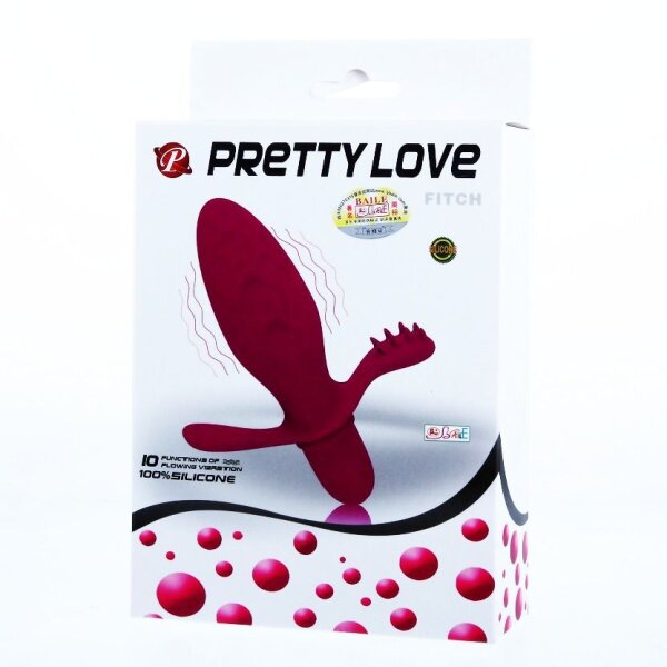 Pretty Love Flirtation Fitch Vibrator mit Klitoris Stimulation pink