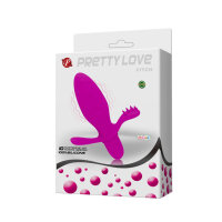 Pretty Love Flirtation Fitch Vibrator mit Klitoris Stimulation pink
