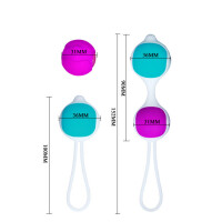 Pretty Love Flirtation Orgasm Balls Deluxe pink, blue
