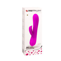 Pretty Love Flirtation Barrette Vibrator mit Klitoris Stimulation pink
