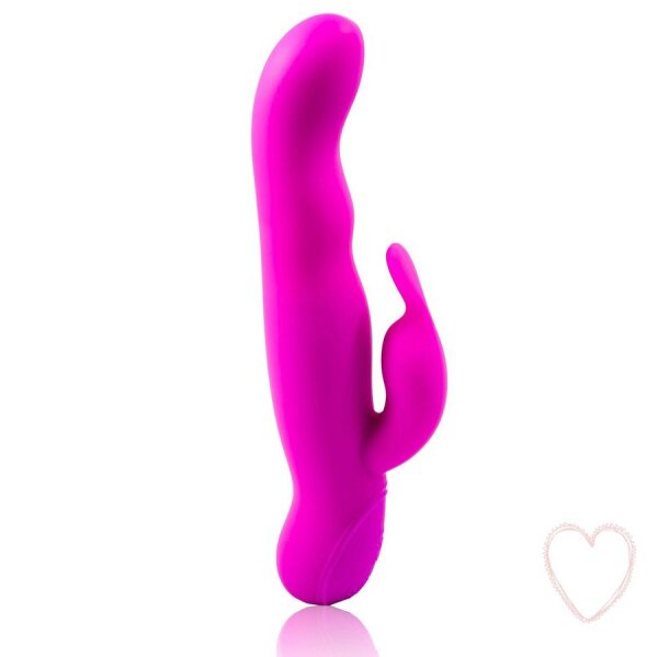Pretty Love Hale Vibrator mit Klitorisstimulation pink