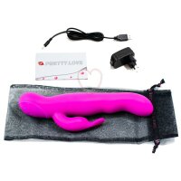 Pretty Love Hale Vibrator mit Klitorisstimulation pink