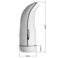 Pretty Love Marissa Masturbator mit Vibration, W&auml;rmefunktion, Sextalk und Leckfunktion wei&szlig;
