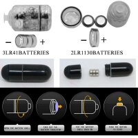 Pretty Love Penish&uuml;lle mit Klitorisstimulation schwarz 14 cm