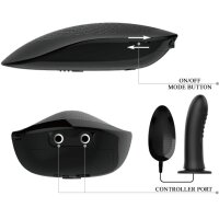 Pretty Love Myron Strap on with dildo and vibration black