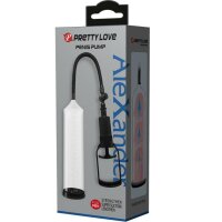 Pretty Love Alexander Penispumpe mit Kolbengriff transparent