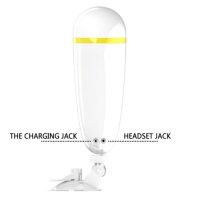 Pretty Love Sally Mastubator mit Saugnapf und Ton wei&szlig;, gold