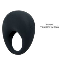Pretty Love Trap cock ring with vibration black