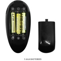 Pretty Love Vito Strap on Dildo with Vibration black 17.3 cm